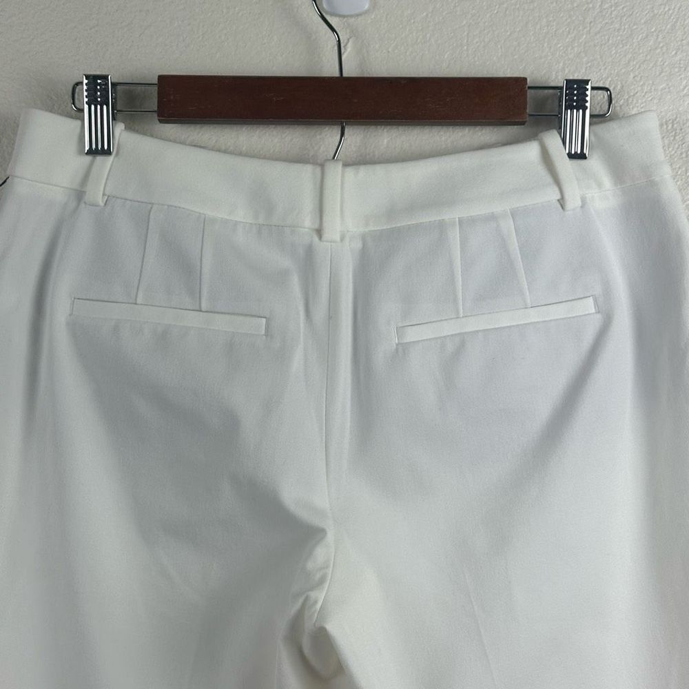 White House Black Market Women's Size 8 Dressy Bermuda Shorts Classic White New - Picture 4 of 14